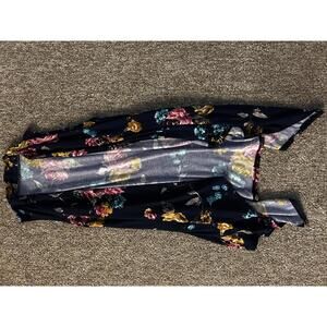 Women's Floral Print Open Front Vest